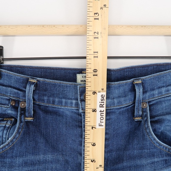 Citizens Of Humanity Emerson Jeans Womens 28 Blue Long Slim Boyfriend Button Fly - Picture 7 of 14